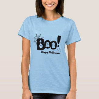 Boo! Happy Halloween Women T-Shirt 