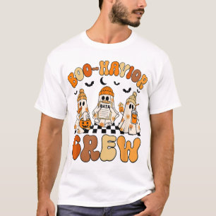 Boo Havior Crew Behavior Analyst Halloween Aba Rbt T-Shirt