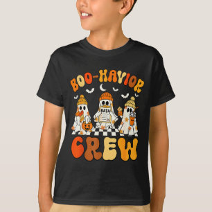 Boo-havior Crew Behavior Yst Halloween Aba  T-Shirt
