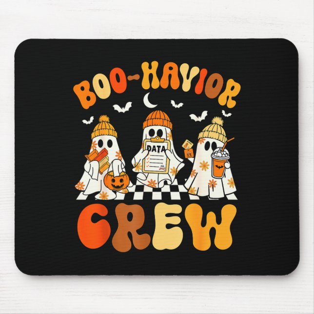 Boo-havior Crew Behaviour Yst Halloween Aba  Mouse Mat (Front)