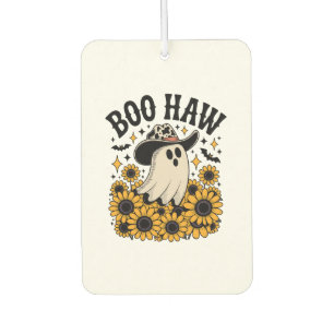 Boo Haw Cow Ghost Western Halloween Car Air Freshener