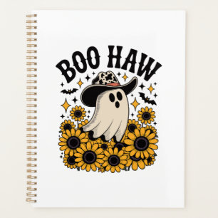 Boo Haw Cow Ghost Western Halloween Planner