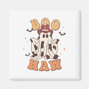 Boo Haw Halloween Trick Or Treat Spooky Season Gho Magnet