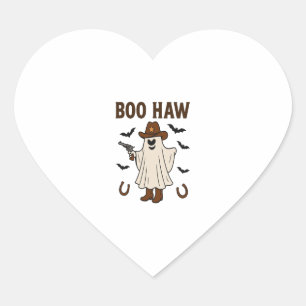 Boo Haw Heart Sticker