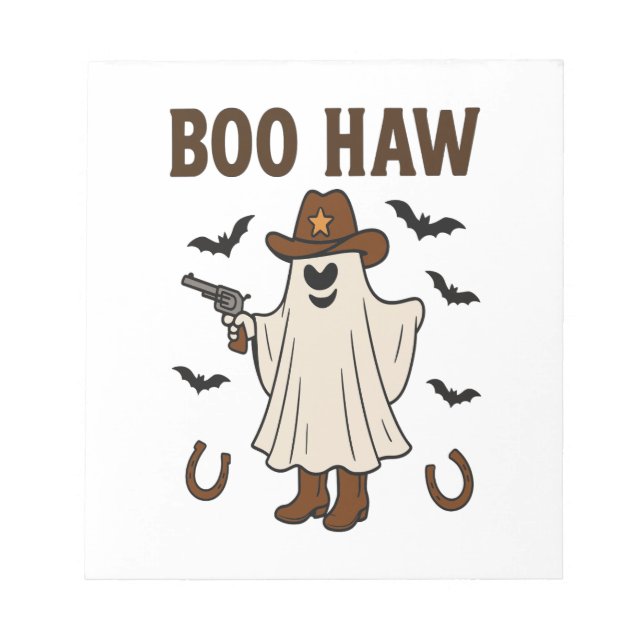Boo Haw Notepad (Front)