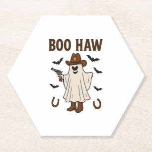 Boo Haw Paper Coaster