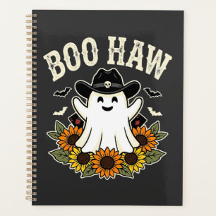 Boo Haw Western Halloween Ghost Design Planner