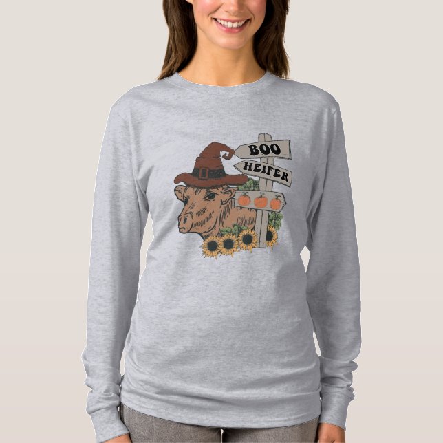 Boo Heifer  T-Shirt (Front)