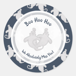Boo Hoo Hoo Ghost Stickers