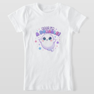 Boo I'm Adorable Cute Ghost T-Shirt
