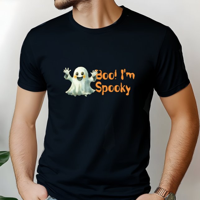 Boo! I'm Spooky ghost orange T-Shirt (Creator Uploaded)