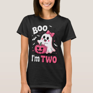 Boo Im Two 2nd Birthday Halloween Costume For Todd T-Shirt