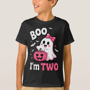 Boo Im Two 2nd Birthday Halloween Costume For Todd T-Shirt