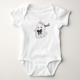 Boo in Bows Baby Bodysuit
