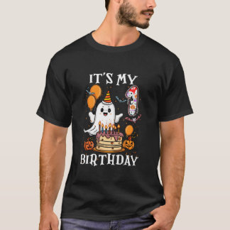 Boo It s My 1st Birthday Halloween Ghost 1 Years O T-Shirt