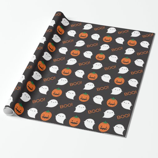 Image of Boo! It's Halloween Wrapping Paper