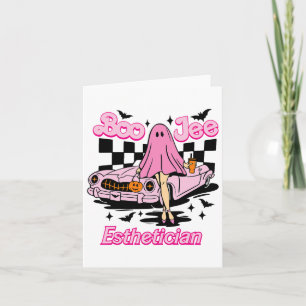 Boo-jee Aesthetician Spooky Season Halloween Funny Card