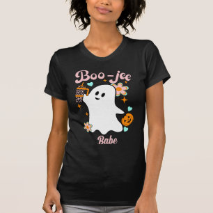 Boo-Jee Babe   Retro Ghost T-Shirt