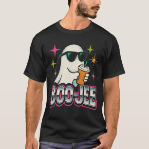 Boo-jee Bootleg Retro Ghost Halloween Design T-Shirt