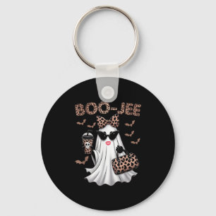 Boo Jee Boujee Ghost Halloween Fun October Vibes  Key Ring
