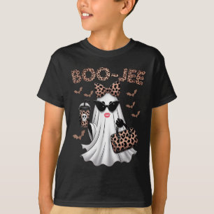 Boo Jee Boujee Ghost Halloween Fun October Vibes  T-Shirt