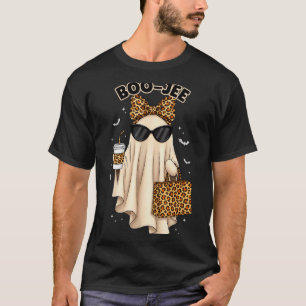 Boo Jee Boujee Ghost Halloween October Vibes Soky  T-Shirt
