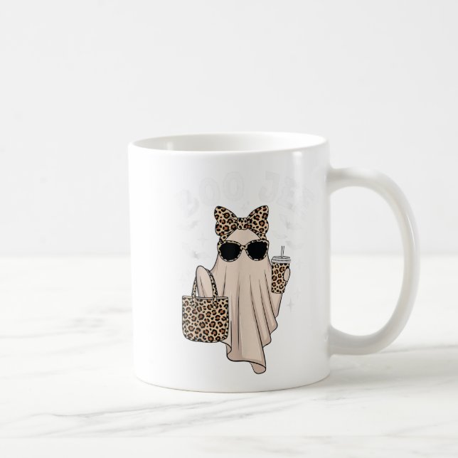 Boo Jee Boujee Nk Ghost Halloween October Vibes  Coffee Mug (Right)