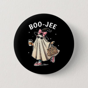 Boo-jee Costume Ghost Spooky Season Cute Halloween 6 Cm Round Badge