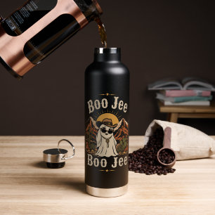 Boo JEE Cowboy Ghost Halloween Water Bottle