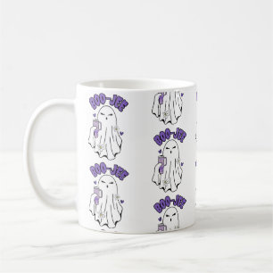 Boo-Jee Cute Halloween Ghost with 40oz Tumbler Coffee Mug