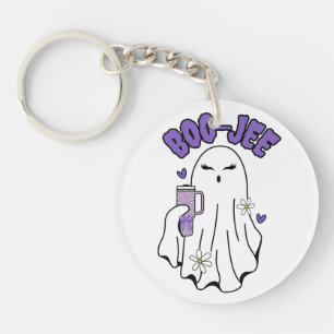 Boo-Jee Cute Halloween Ghost with 40oz Tumbler Key Ring
