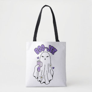 Boo-Jee Cute Halloween Ghost with 40oz Tumbler Tote Bag