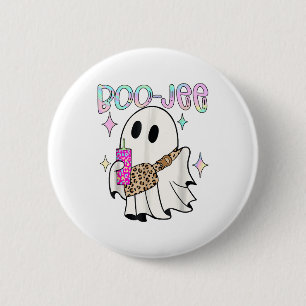 Boo Jee Funny Halloween Ghost 6 Cm Round Badge