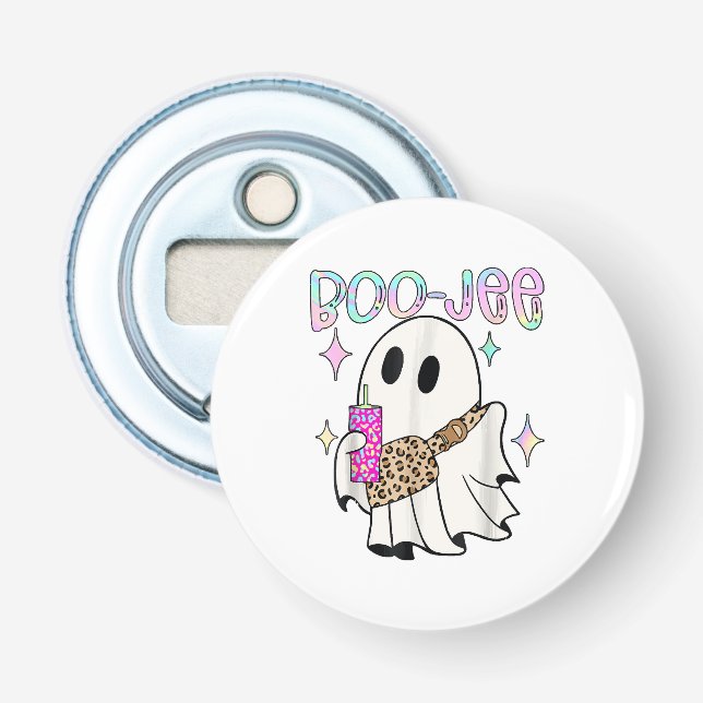 Boo Jee Funny Halloween Ghost Bottle Opener (Front)