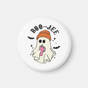 Boo-Jee funny Halloween Tumbler-Inspired Ghost Magnet