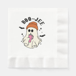 Boo-Jee funny Halloween Tumbler-Inspired Ghost Napkin
