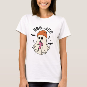 Boo-Jee  funny Halloween Tumbler-Inspired Ghost T-Shirt