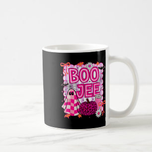 Boo Jee Ghost Coffee Coquette Bow Halloween Girl W Mug