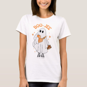 BOO-JEE Ghost Cute & Stylish Halloween Vibes T-Shirt