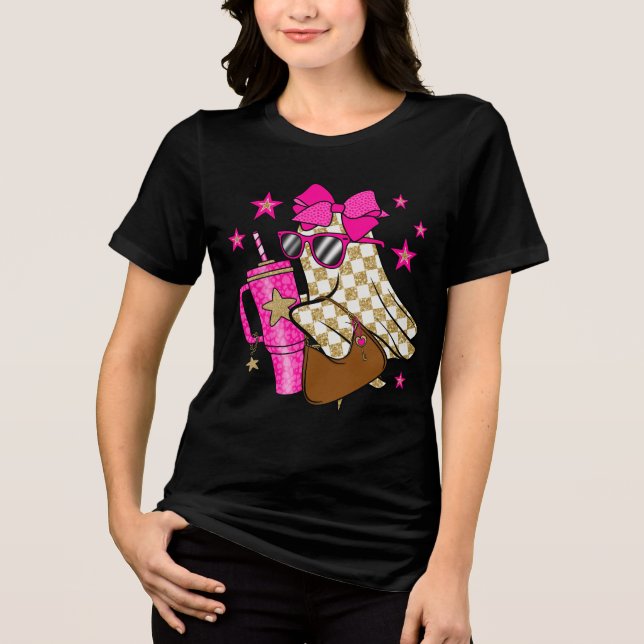 Boo-jee Ghost, Fun Halloween Tshirt (Front)