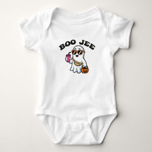 BOO-JEE Ghost – Funny Boujee Halloween Design Baby Bodysuit