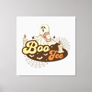 Boo-Jee Ghost Halloween funny Canvas Print