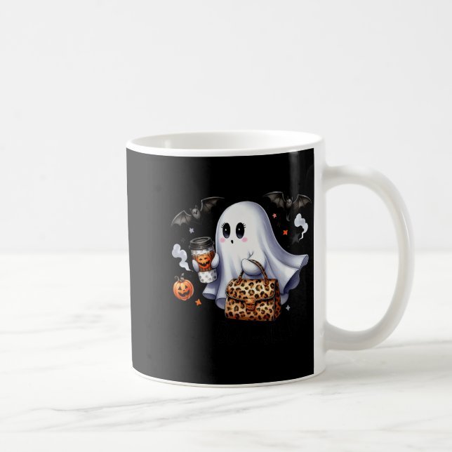 Boo Jee Halloween Ghost Party Costume Women Girl  Coffee Mug (Right)