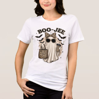 Boo-Jee Leopard Ghost Halloween Shirt