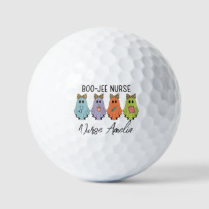 Boo-Jee Nurse Halloween Ghost Personalised Golf Balls