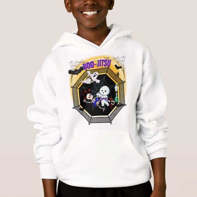 Boo Jitsu fun Halloween hoodie (Front)