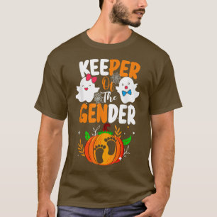 Boo Keeper of the Gender Reveal Baby Announcement T-Shirt