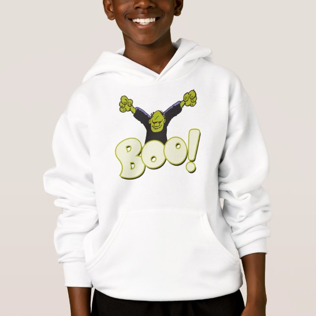 BOO  Lettering Frankenstein Monster Halloween (Front)