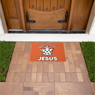 Boo-lieve in Jesus Doormat