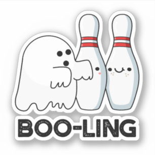 Boo-ling Funny Halloween Bowling Ghost Pun